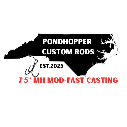 Custom 7'5" MH mod-fast casting rod